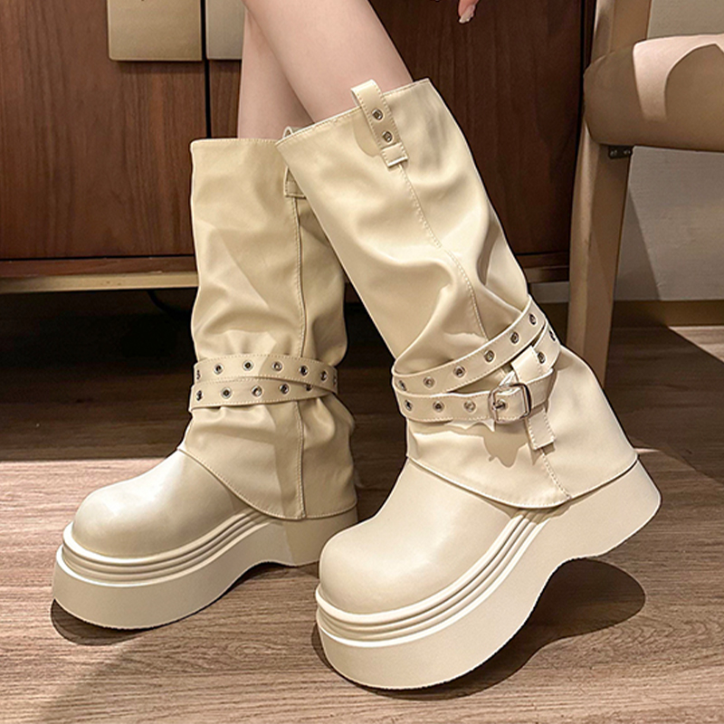 Street Fashion Winter 2025 - Platform Women's High Boots High Heels