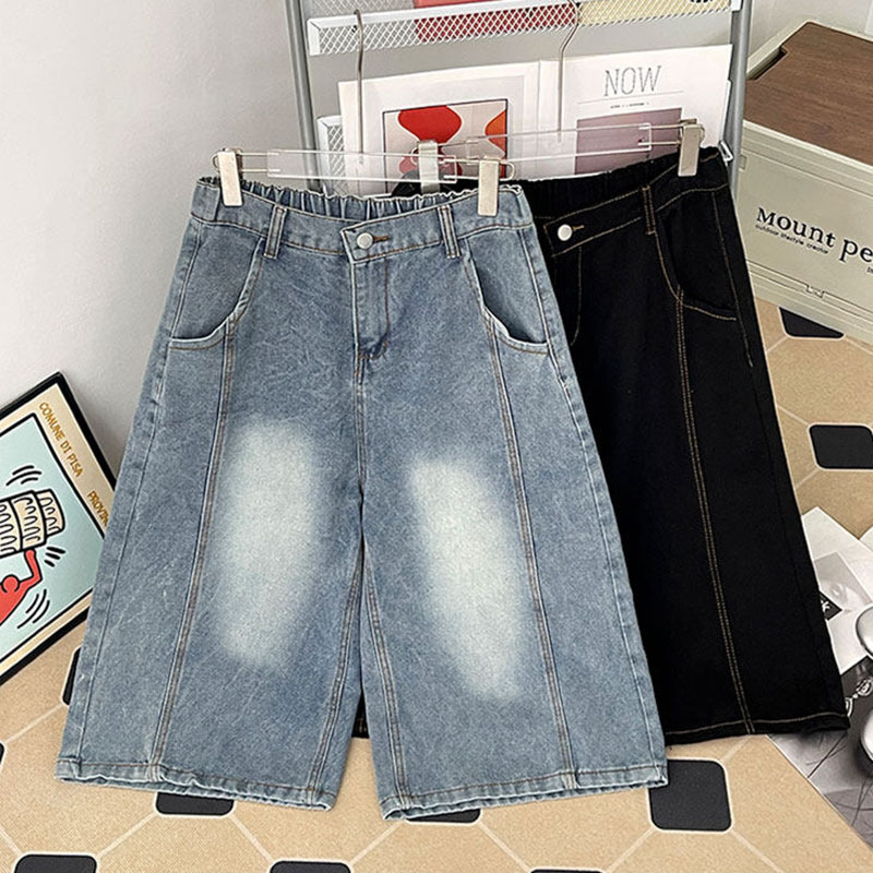 Street Fashion Jeans Men - Summer Men's Washed Denim Shorts American