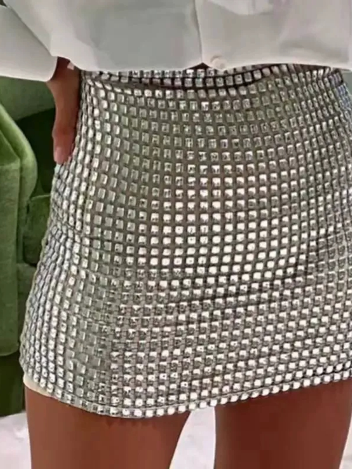 Fashionable Sequin Wrap Hip Sh - Street Fashion Online ulasan dan harga