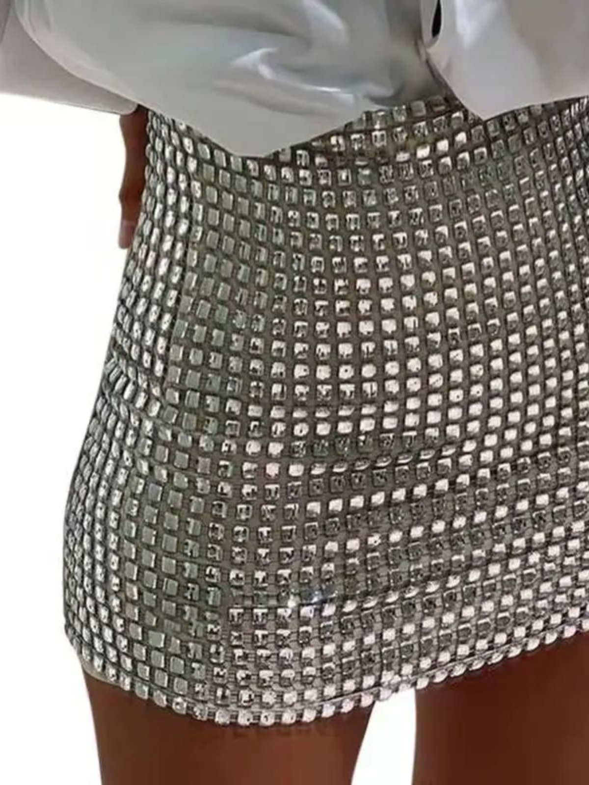Fashionable Sequin Wrap Hip Sh - Street Fashion Online ulasan dan harga