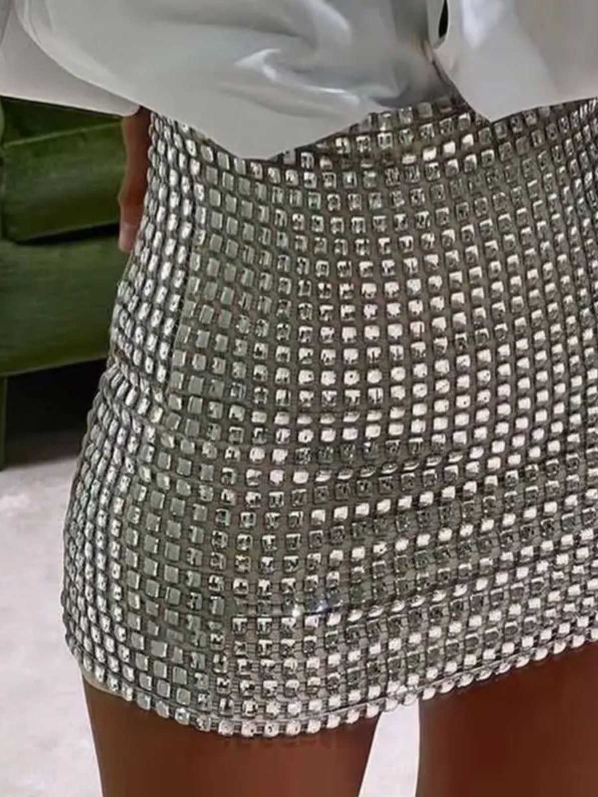 Fashionable Sequin Wrap Hip Sh - Street Fashion Online ulasan dan harga