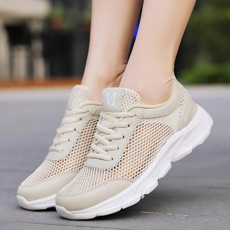 Summer Breathable Sneakers Wom - Street Fashion Japan Brand ulasan dan harga