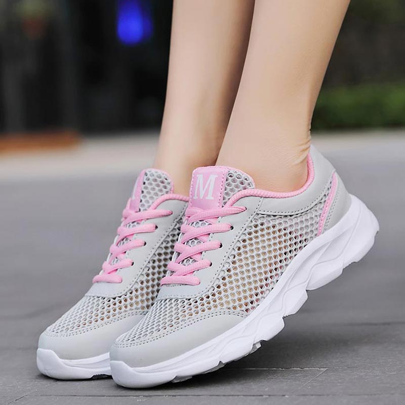 Summer Breathable Sneakers Wom - Street Fashion Japan Brand ulasan dan harga