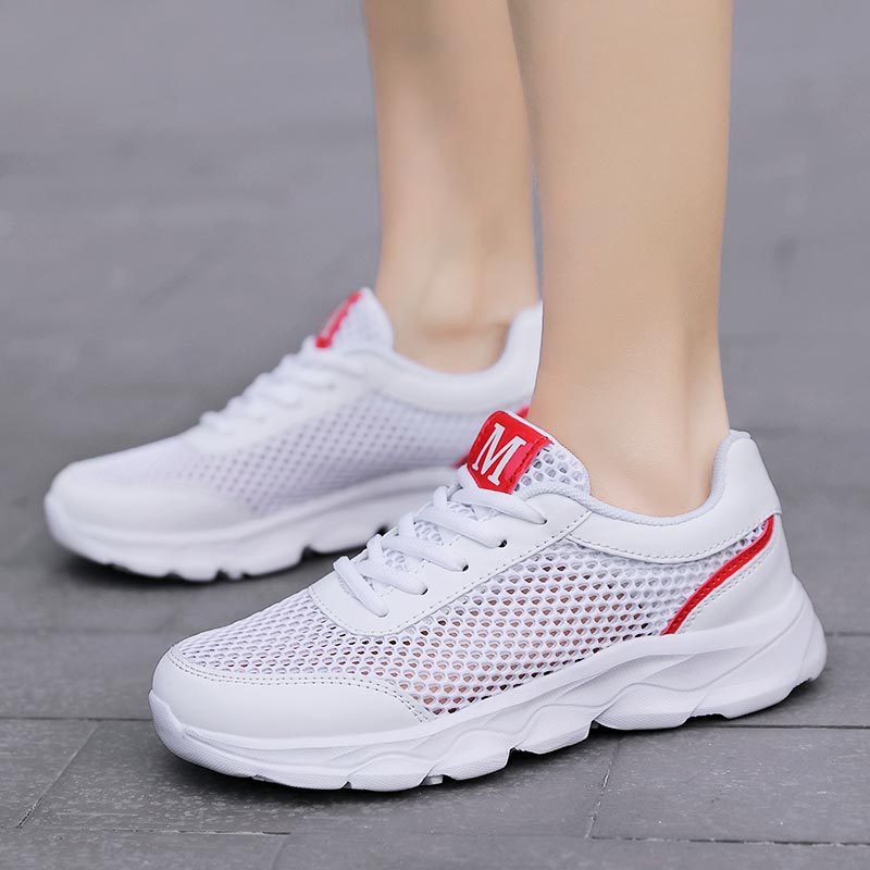 Summer Breathable Sneakers Wom - Street Fashion Japan Brand ulasan dan harga