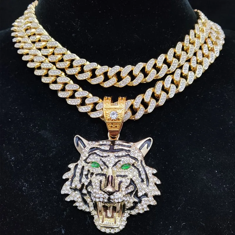 Unisex Hip Hop Bling Necklace, - Fashion Street Singapore ulasan dan harga