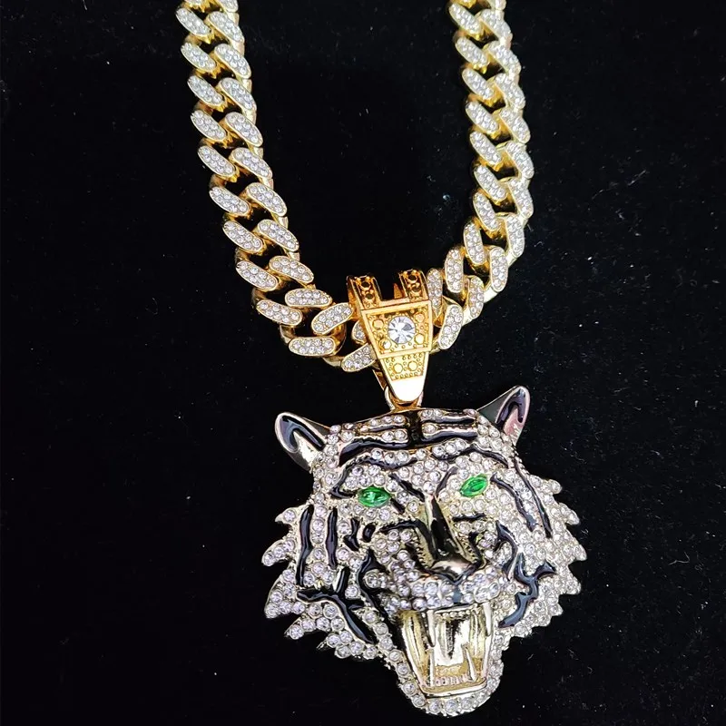 Unisex Hip Hop Bling Necklace, - Fashion Street Singapore ulasan dan harga