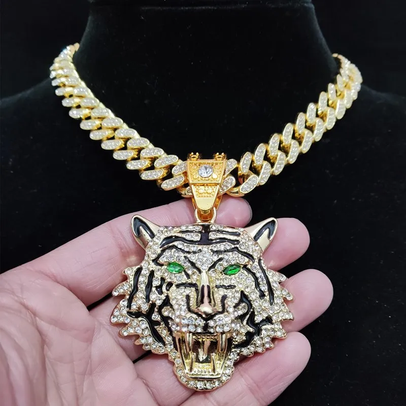 Unisex Hip Hop Bling Necklace, - Fashion Street Singapore ulasan dan harga