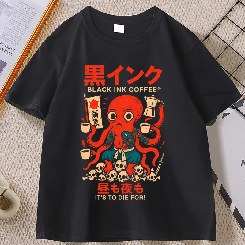 Japanese Street Food T-shirt O - Street Fashion Osaka ulasan dan harga