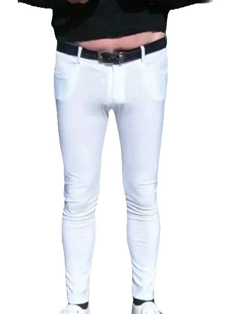 Mens Skinny Jeans Slim-Fit Pen - Street Fashion Jeans Men ulasan dan harga