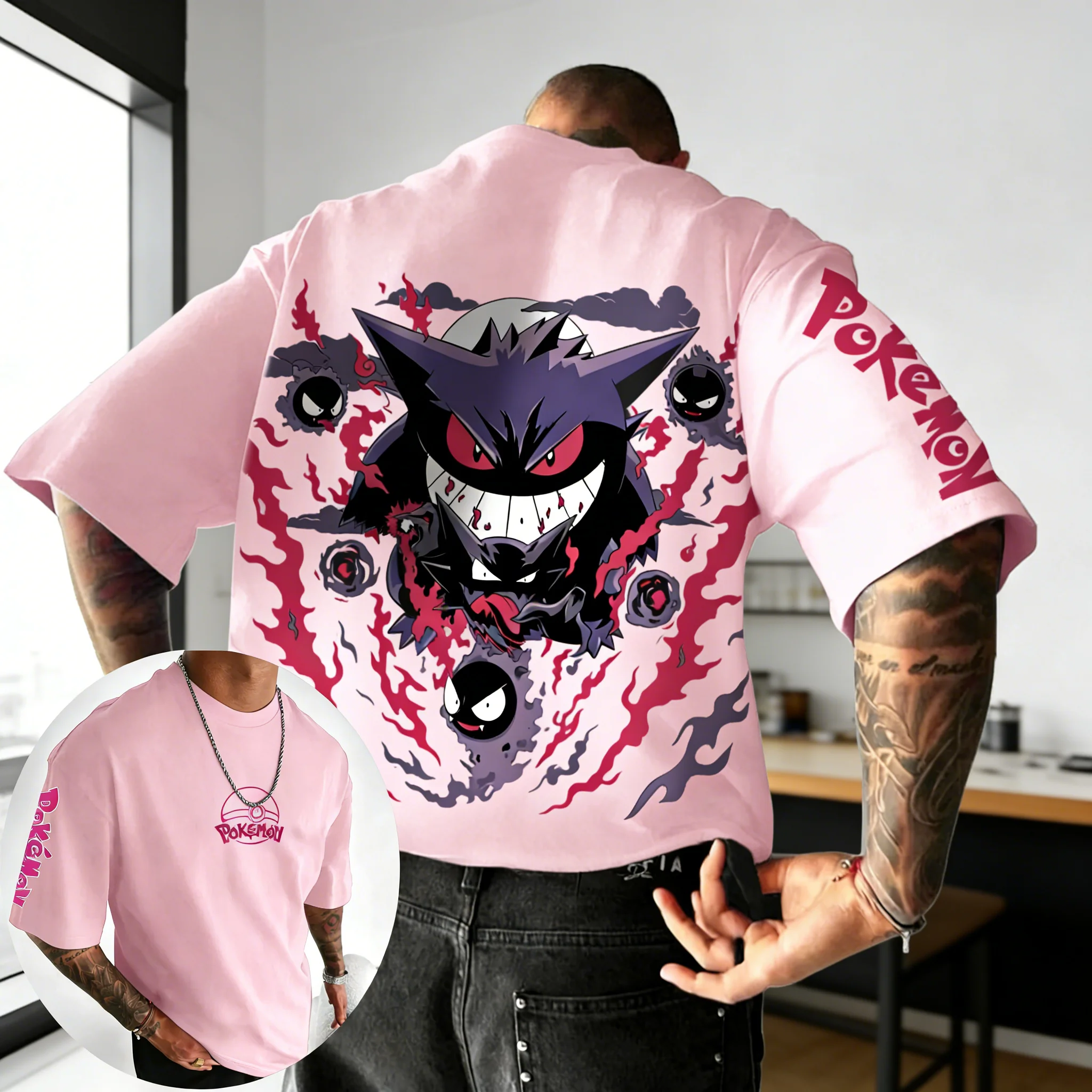 Pokemon  Anime Gengar Co Brand - Street Fashion Japan Brand ulasan dan harga