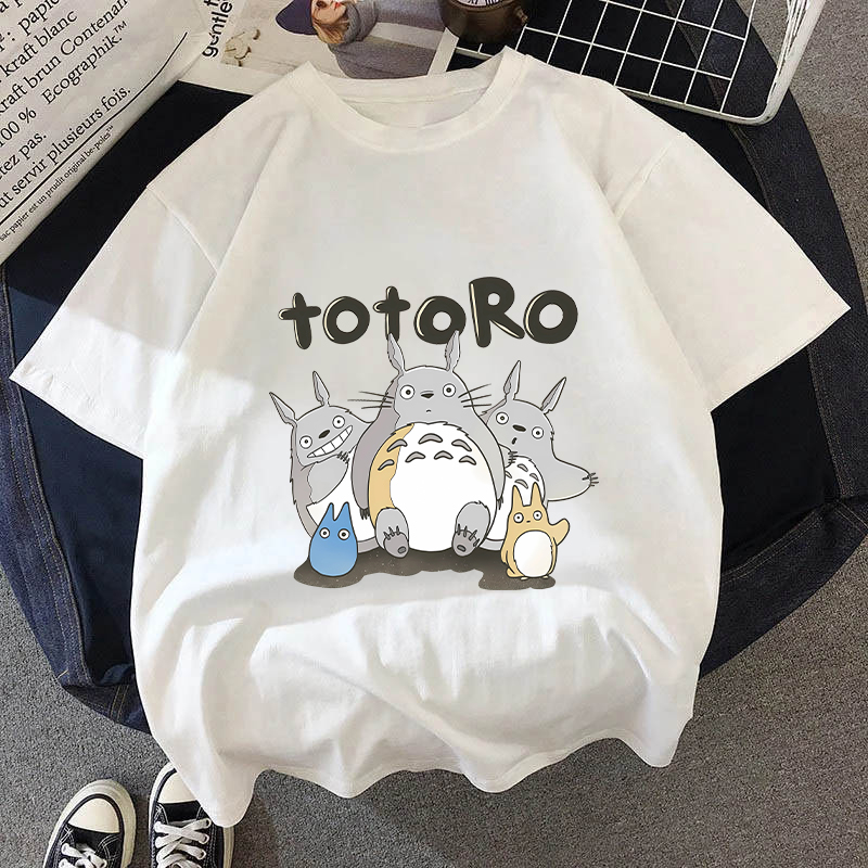 My Neighbor TotoroT-shirt Cott - Street Fashion Y2K ulasan dan harga