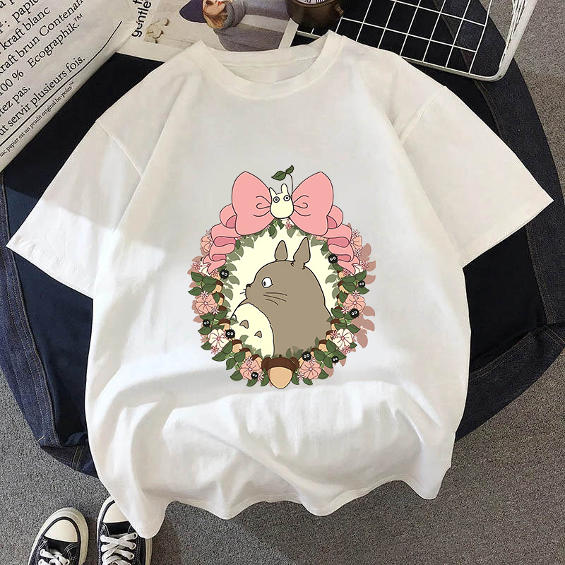 My Neighbor TotoroT-shirt Cott - Street Fashion Y2K ulasan dan harga
