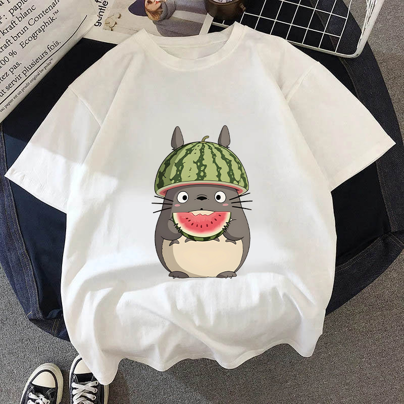 My Neighbor TotoroT-shirt Cott - Street Fashion Y2K ulasan dan harga
