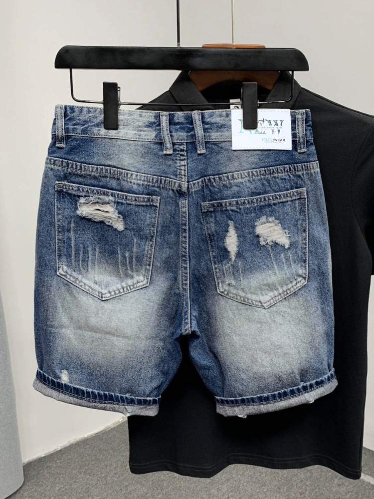 2026 Summer Ripped Straight Me - Street Fashion Jeans Men ulasan dan harga