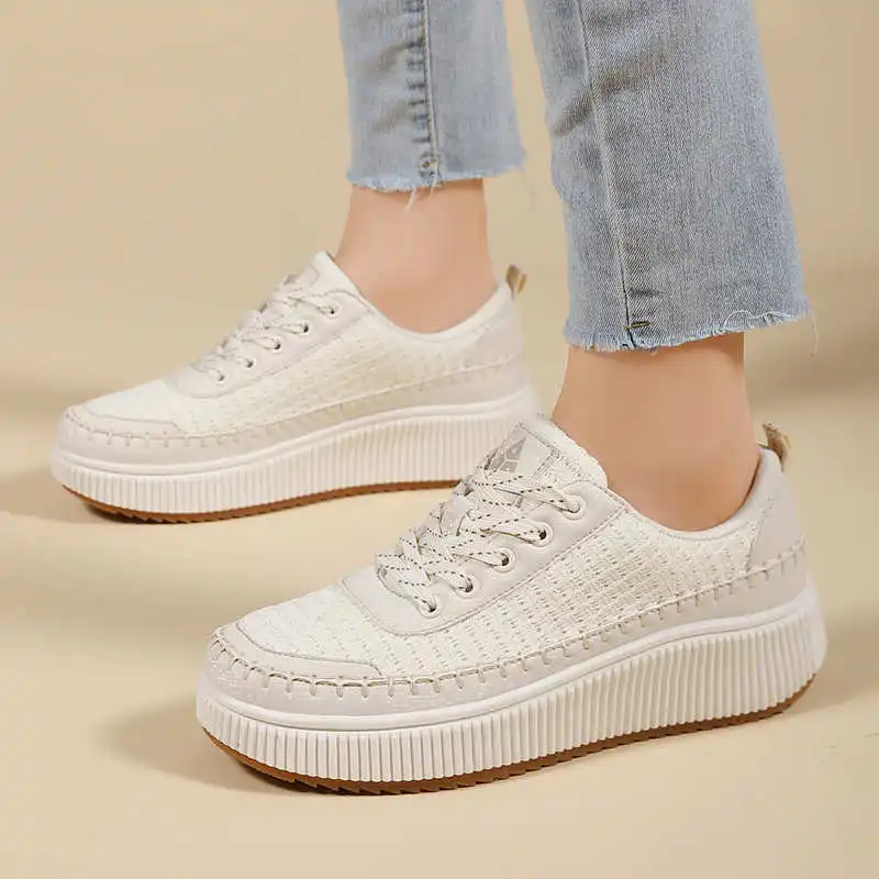 Brown Shoes Woman Flats Autumn - Guangzhou Street Fashion ulasan dan harga
