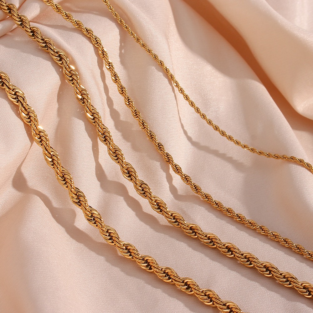 Minimalist Basic Gold Color Tw - Fashion Street Singapore ulasan dan harga