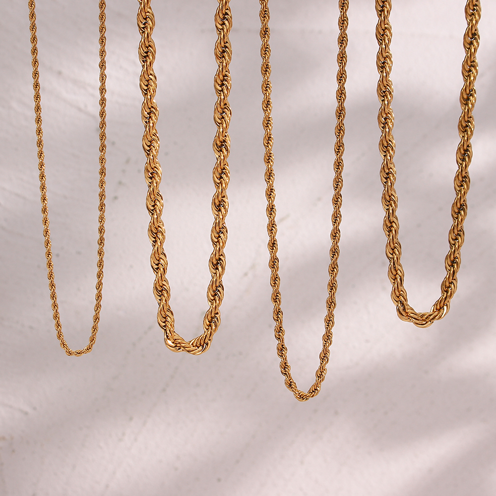 Minimalist Basic Gold Color Tw - Fashion Street Singapore ulasan dan harga