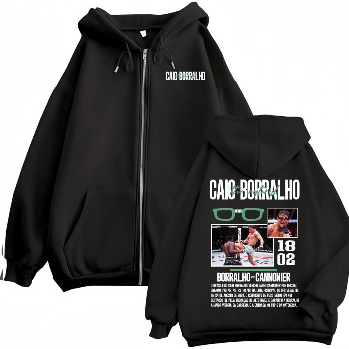 Caio Borralho VS Cannonier Zip - Street Fashion Vs High Fashion ulasan dan harga