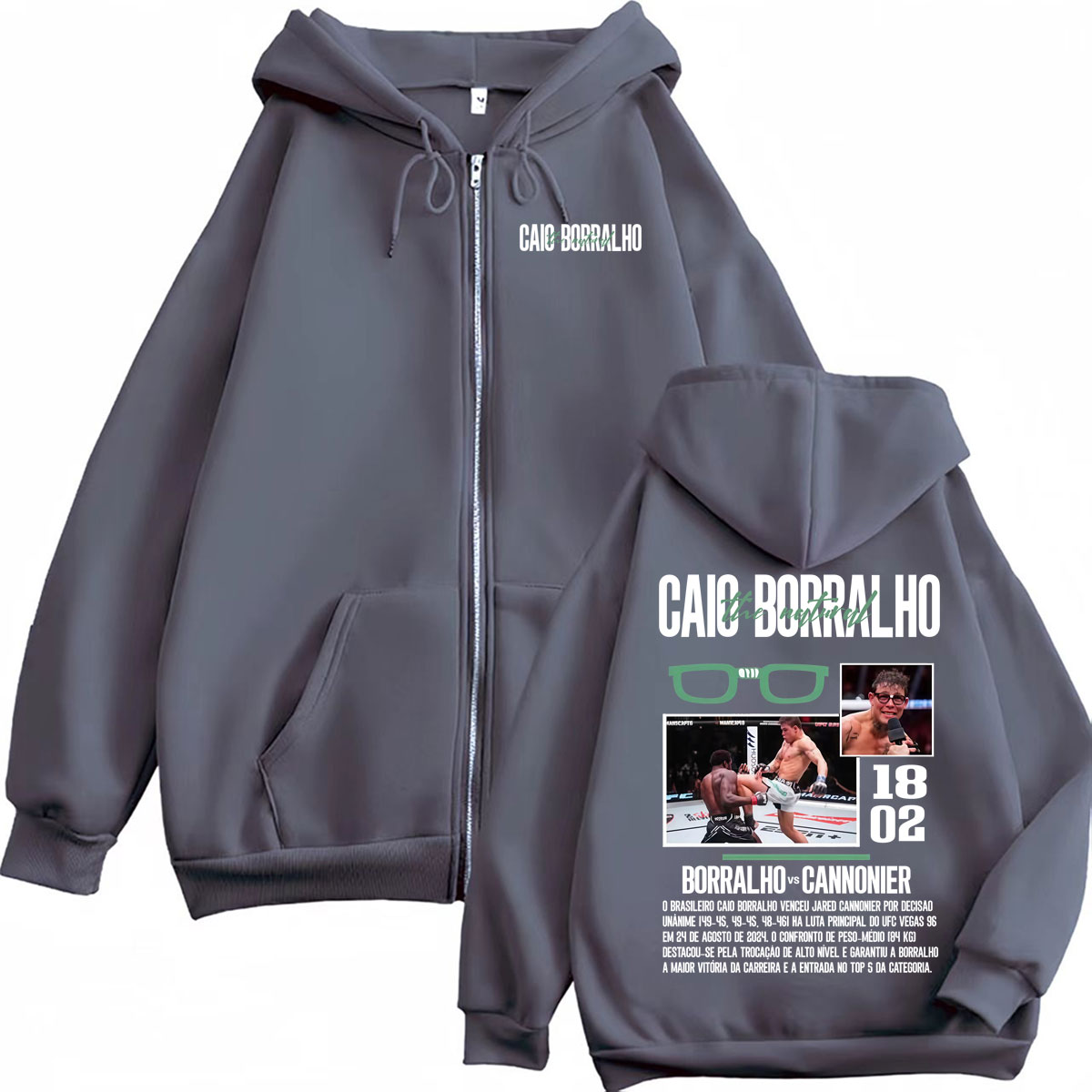 Caio Borralho VS Cannonier Zip - Street Fashion Vs High Fashion ulasan dan harga