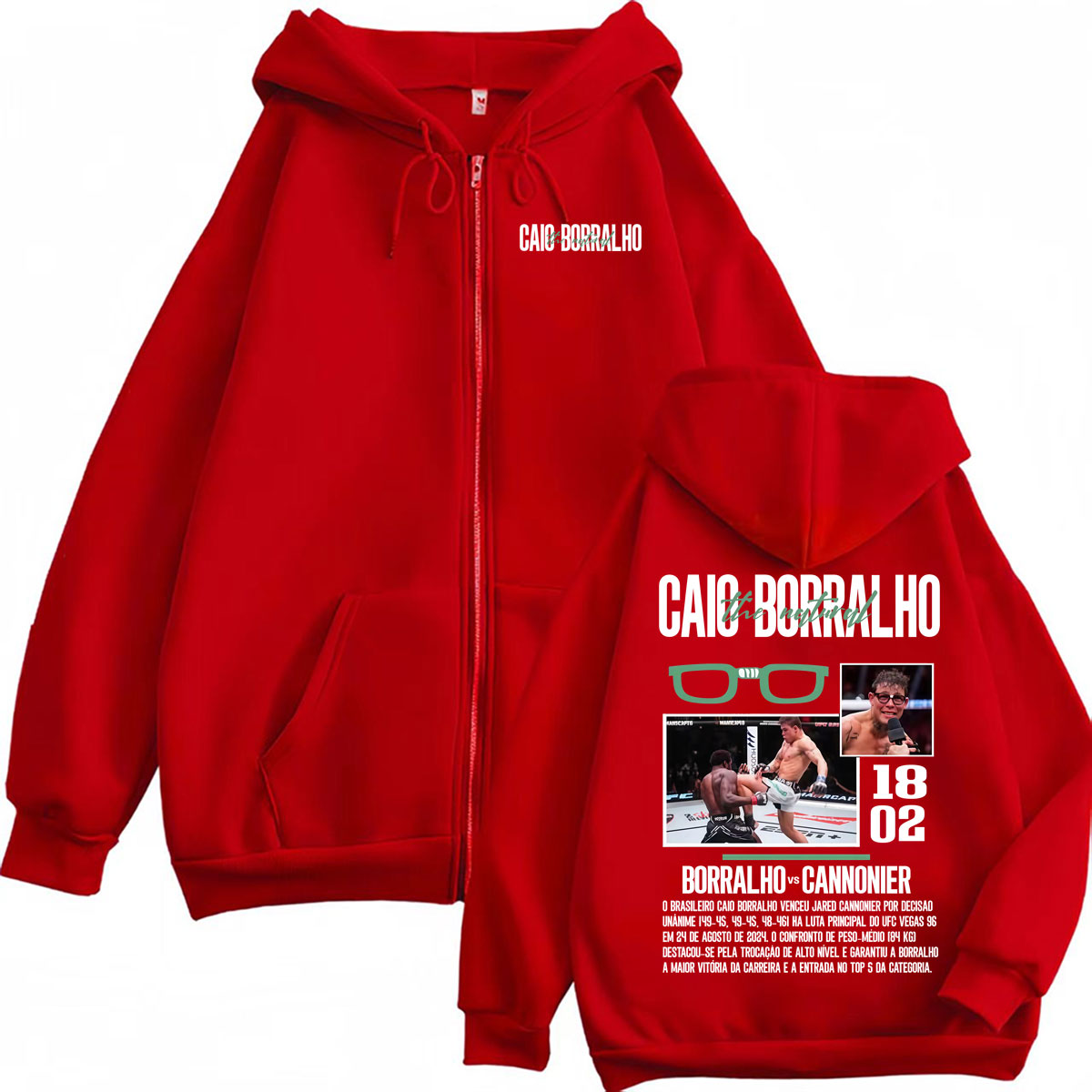 Caio Borralho VS Cannonier Zip - Street Fashion Vs High Fashion ulasan dan harga
