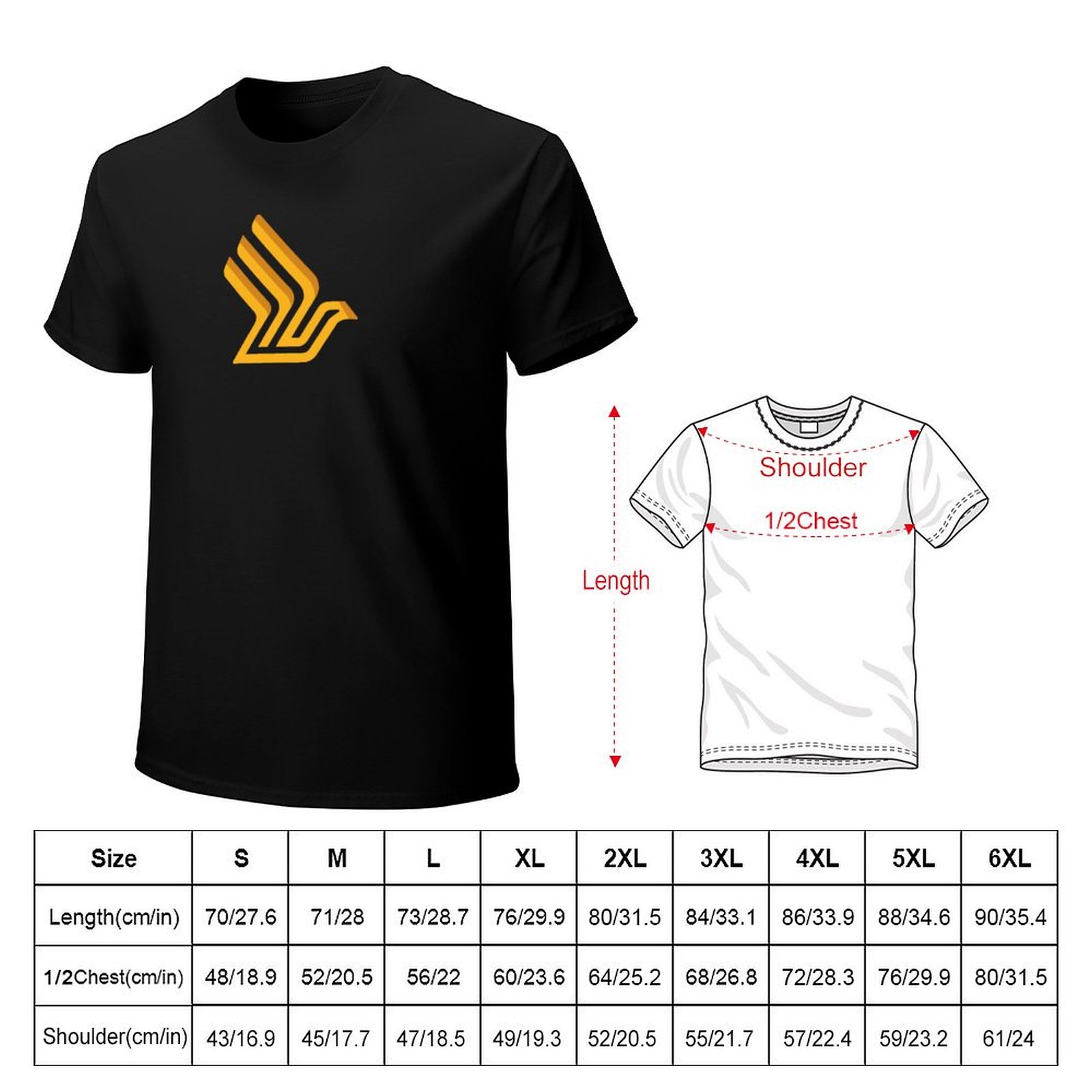 Singapore Airlines Logo T-Shir - Fashion Street Singapore ulasan dan harga