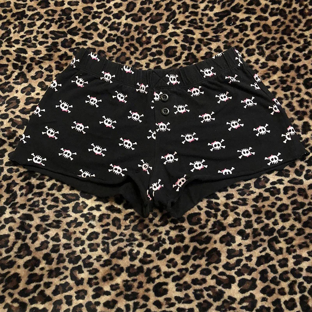 Summer Retro Punk Shorts Casua - Street Fashion Y2K ulasan dan harga