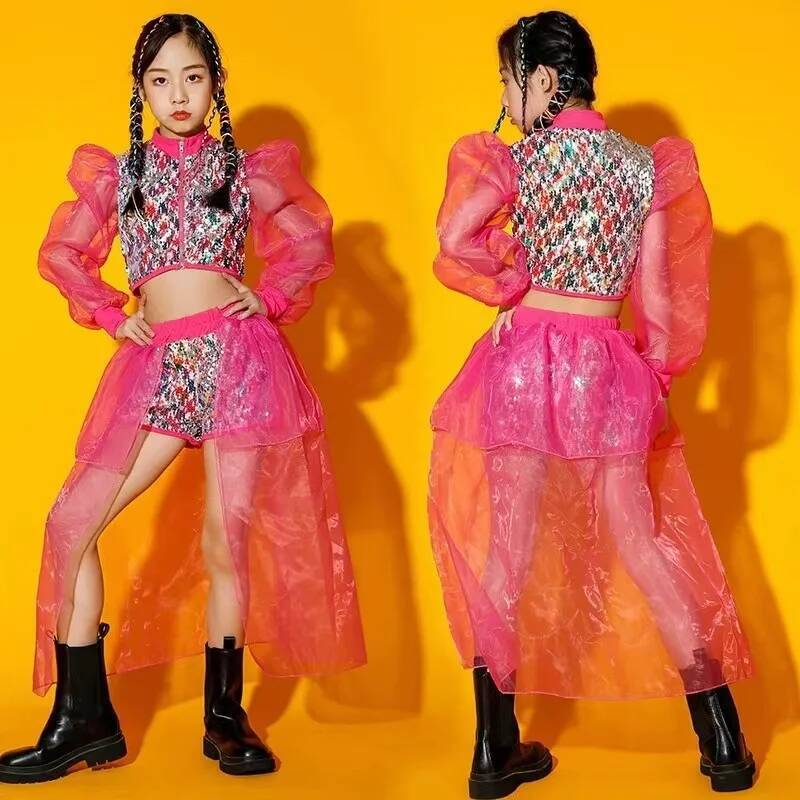 Jazz Costume Sequins Dance Wom - Street Fashion Online ulasan dan harga