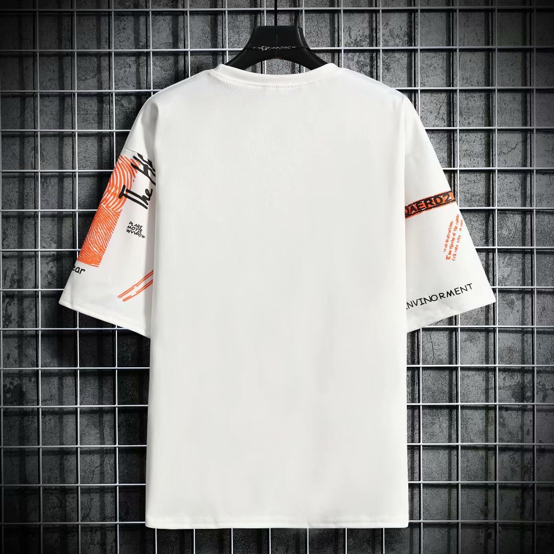 Men Harajuku Graphic Black Sum - Street Fashion Japan Brand ulasan dan harga