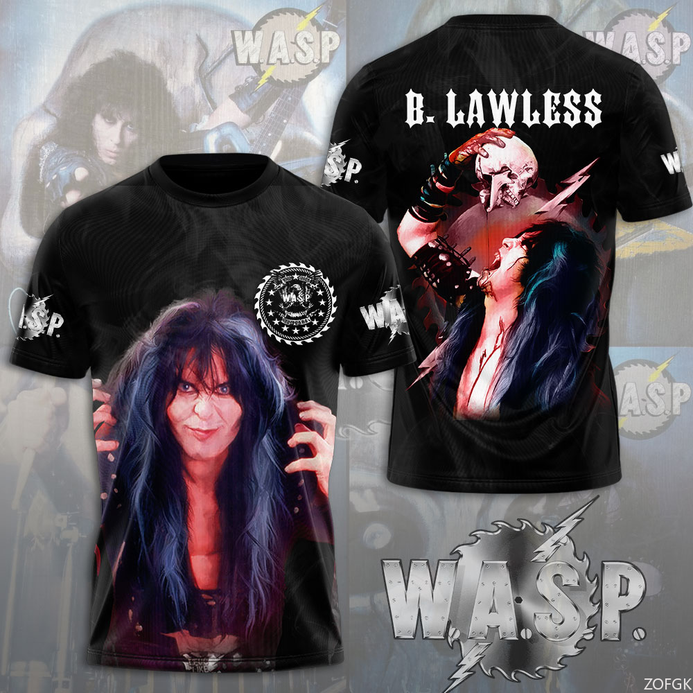 W.A.S.P Rock 3D Printing T-shi - Street Fashion Y2K ulasan dan harga