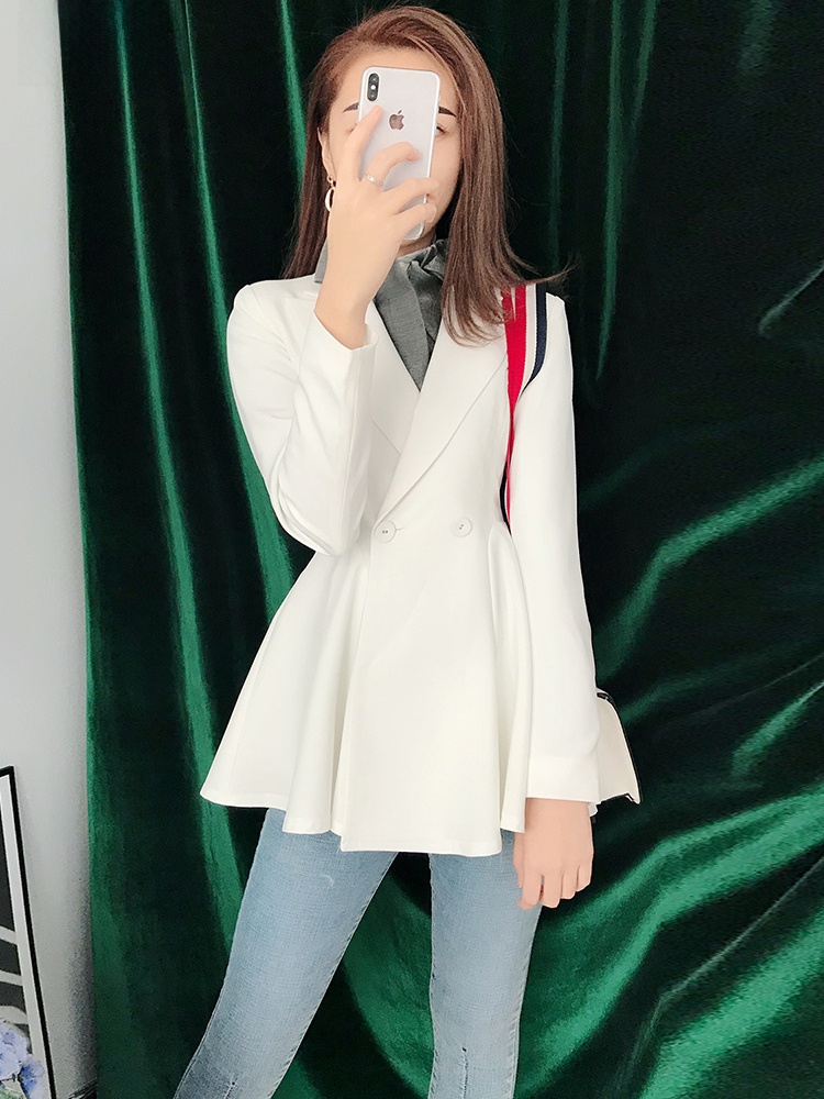 Pinnofox White Short Suit Jack - Street Fashion Online ulasan dan harga