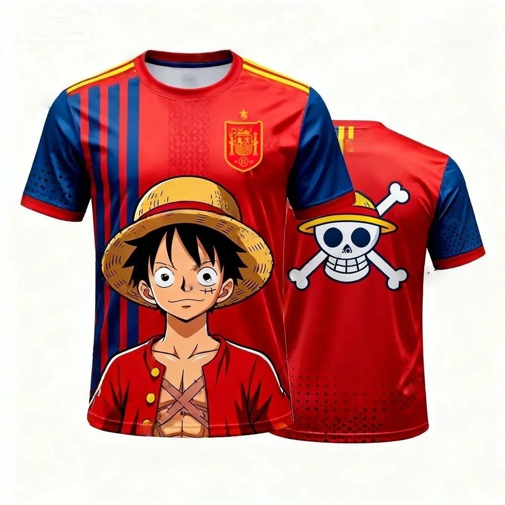 Anime One Piece Monkey D Luffy - Street Fashion Pose ulasan dan harga
