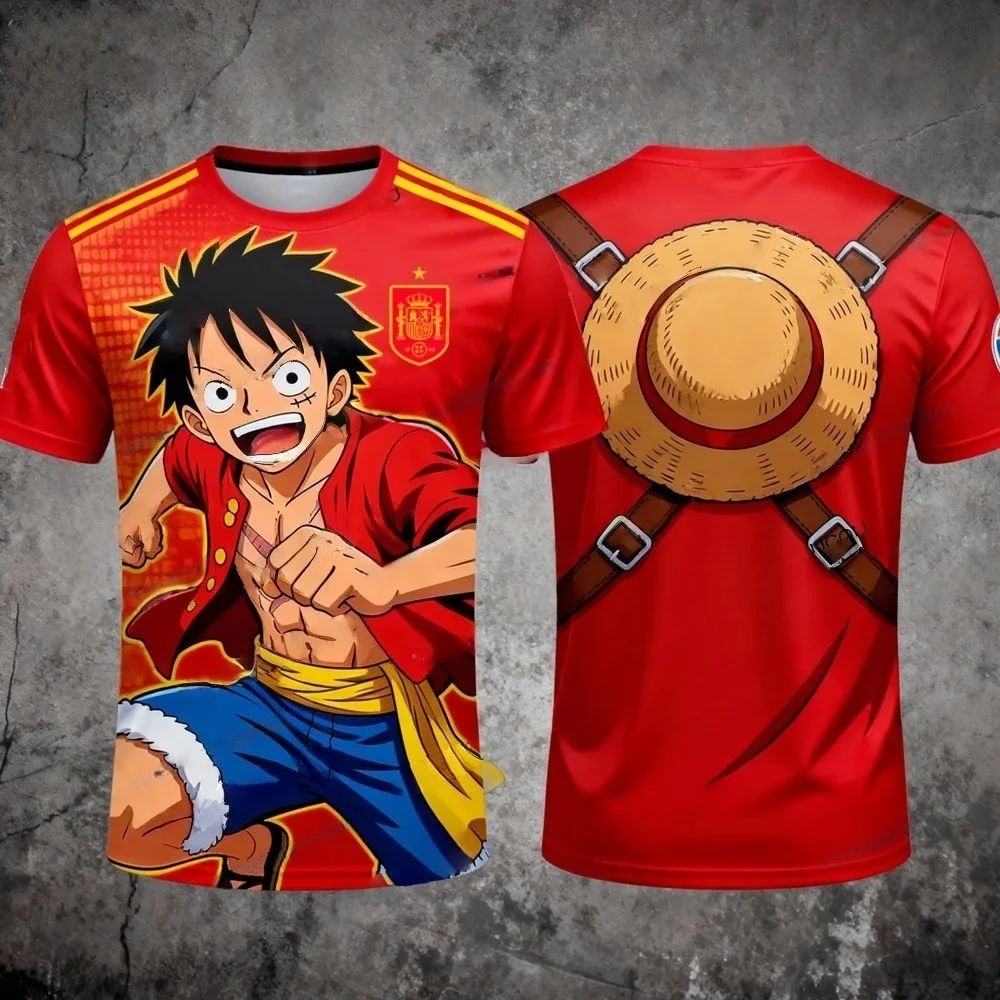 Anime One Piece Monkey D Luffy - Street Fashion Pose ulasan dan harga