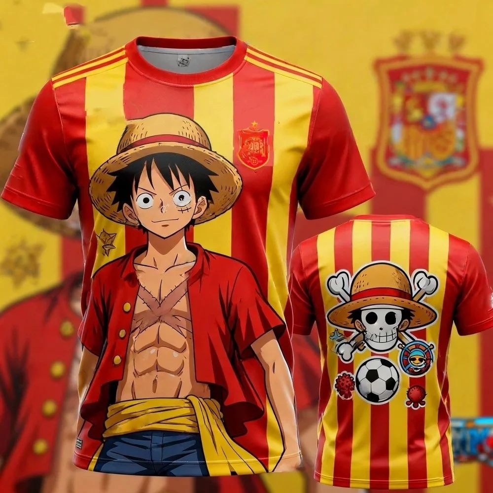 Anime One Piece Monkey D Luffy - Street Fashion Pose ulasan dan harga