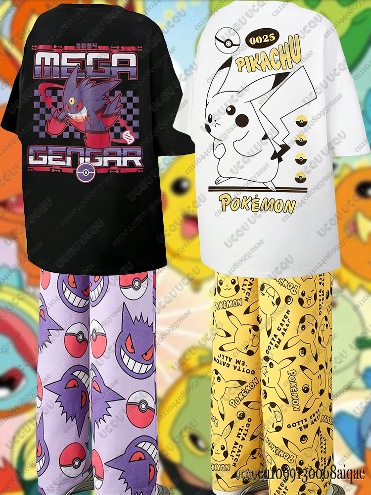 2026 Anime Pikachu&Gengar Summ - Street Fashion Women ulasan dan harga